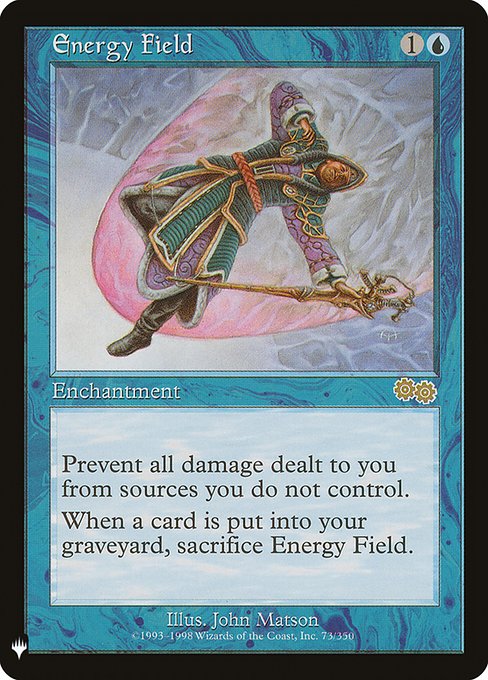 Energy Field - The List Reprints - #USG-73