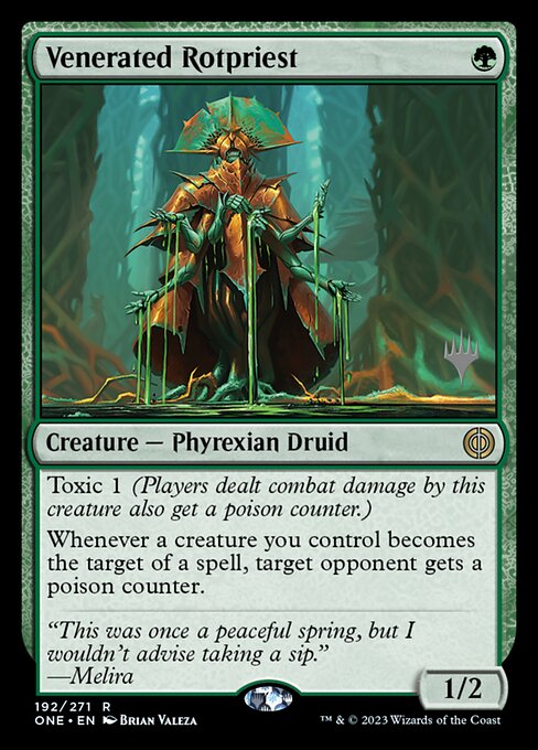 Venerated Rotpriest - Promo Pack: Phyrexia: All Will Be One - #192p