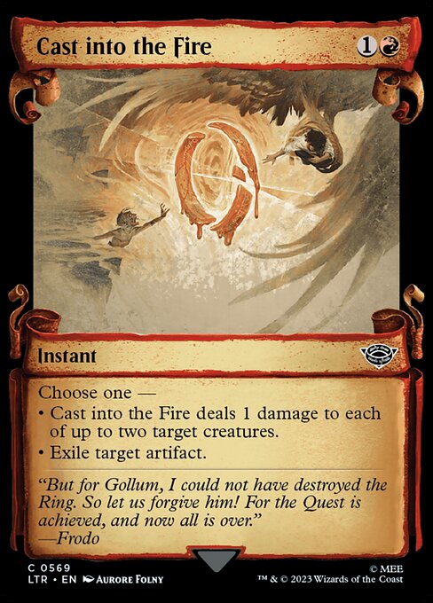 Cast into the Fire - Universes Beyond: The Lord of the Rings: Tales of Middle-earth - #569