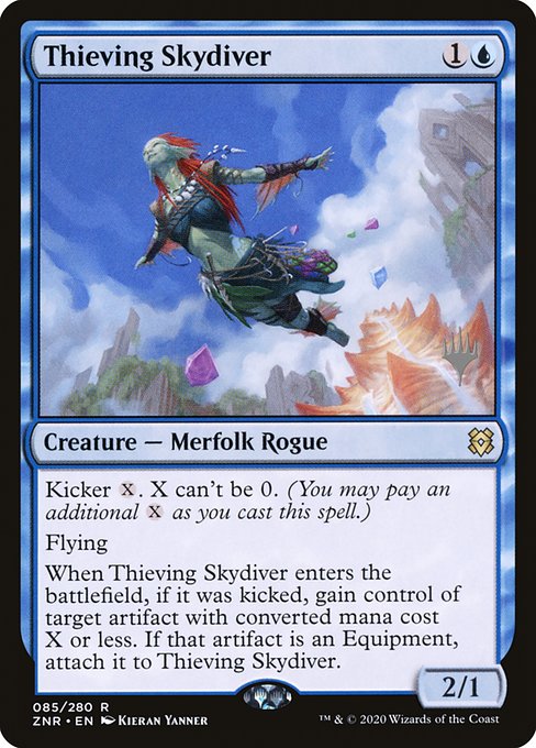 Thieving Skydiver - Promo Pack: Zendikar Rising - #85p