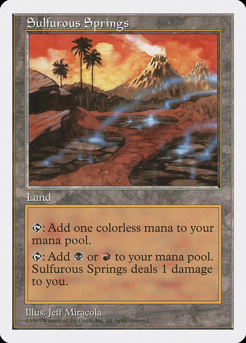 Sulfurous Springs - Fifth Edition - #424