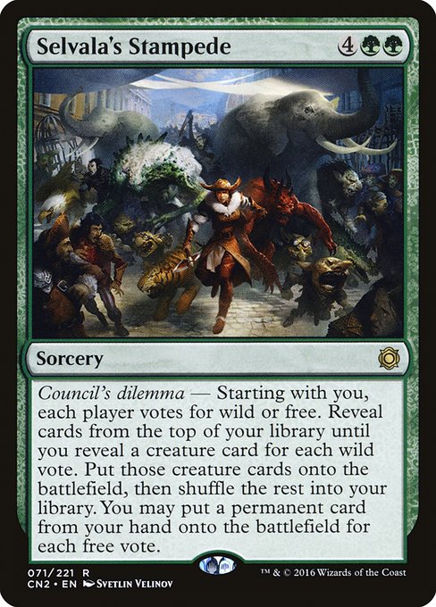 Selvala's Stampede - Conspiracy: Take the Crown - #71
