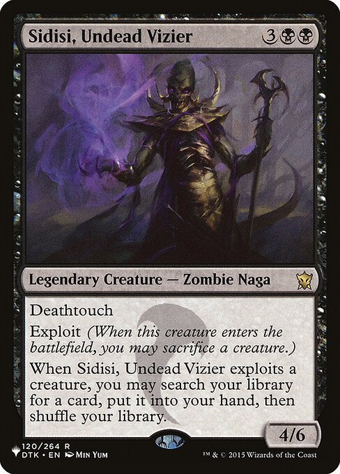 Sidisi, Undead Vizier - The List Reprints - #DTK-120