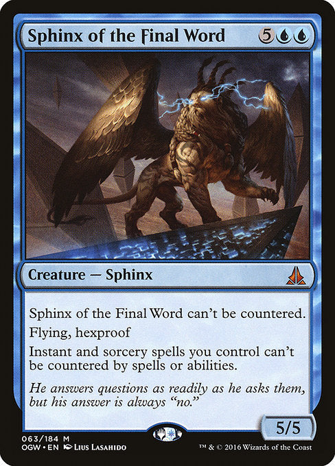 Sphinx of the Final Word - Oath of the Gatewatch - #63