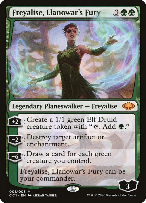 Freyalise, Llanowar's Fury - Commander Collection: Green - #1