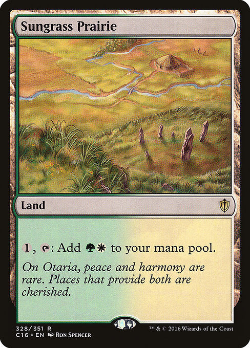 Sungrass Prairie - Commander 2016 - #328