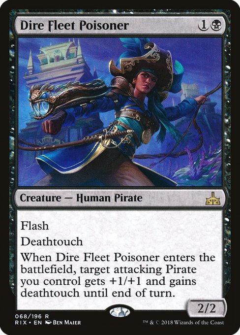 Dire Fleet Poisoner - Rivals of Ixalan - #68