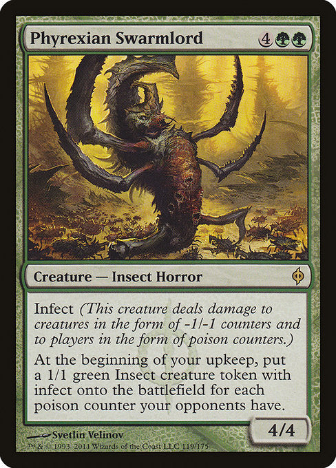 Phyrexian Swarmlord - New Phyrexia - #119