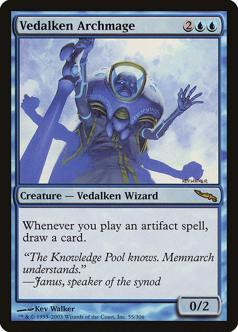 Vedalken Archmage - Mirrodin - #55