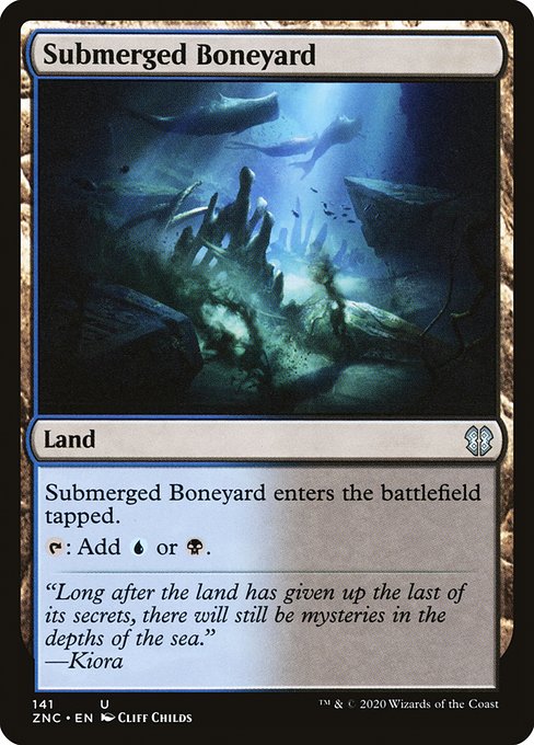 Submerged Boneyard - Commander: Zendikar Rising - #141
