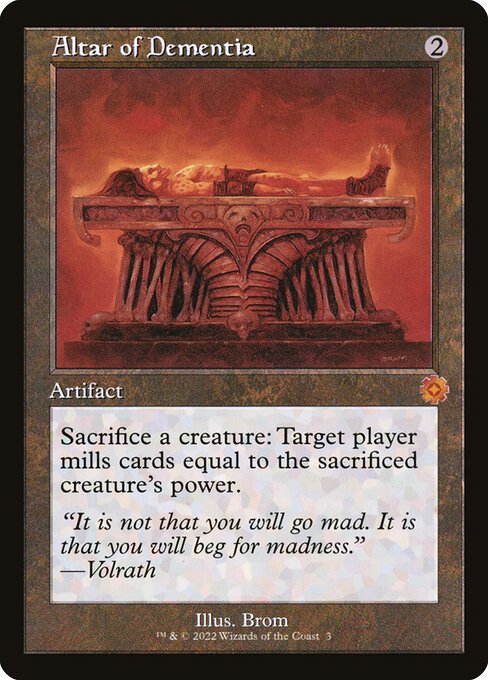 Altar of Dementia - The Brothers' War: Retro Frame Artifacts - #3