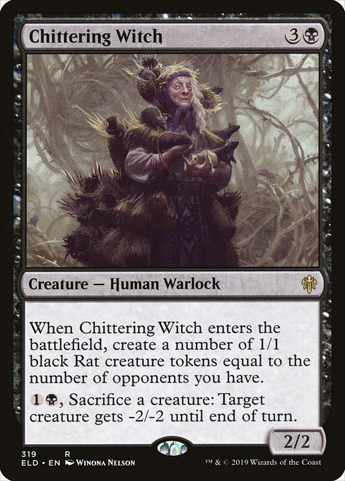 Chittering Witch - Throne of Eldraine - #319