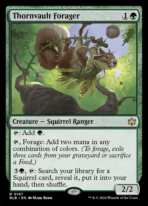 Thornvault Forager - Bloomburrow - #197