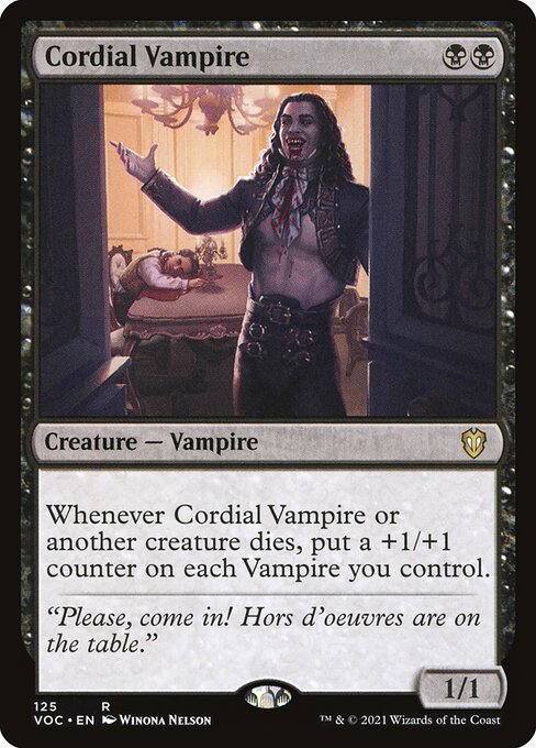 Cordial Vampire - Commander: Innistrad: Crimson Vow - #125