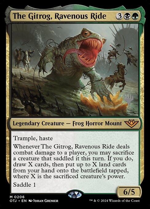 The Gitrog, Ravenous Ride - Promo Pack: Outlaws of Thunder Junction - #206p