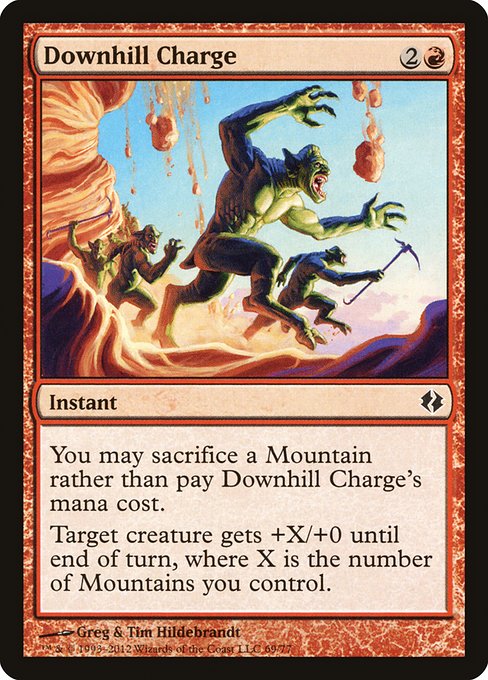 Downhill Charge - Duel Decks: Venser vs. Koth - #69