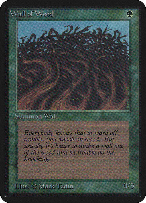 Wall of Wood - Alpha Edition - #225