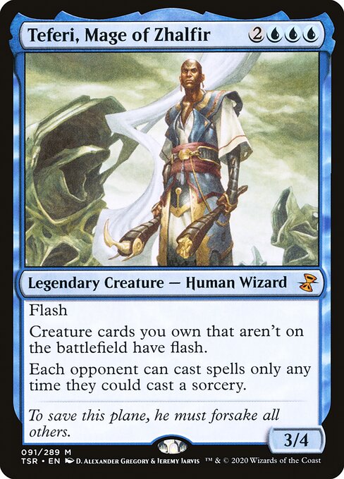 Teferi, Mage of Zhalfir - Time Spiral: Remastered - #91