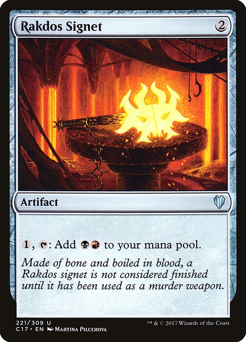 Rakdos Signet - Commander 2017 - #221