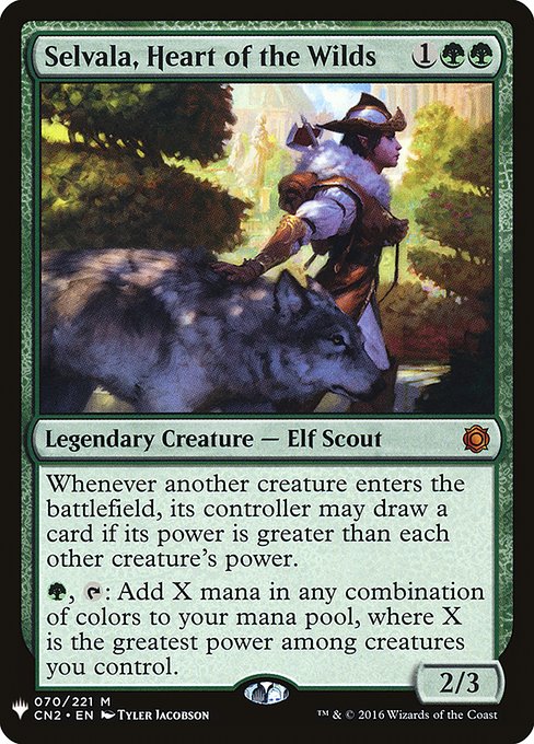 Selvala, Heart of the Wilds - The List Reprints - #CN2-70