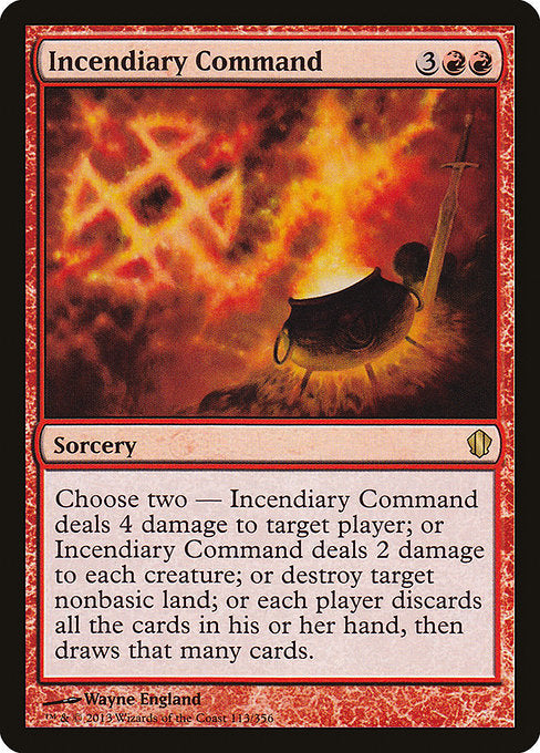 Incendiary Command - Commander 2013 - #113