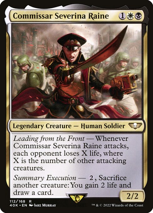 Commissar Severina Raine - Universes Beyond: Warhammer 40,000 - #112