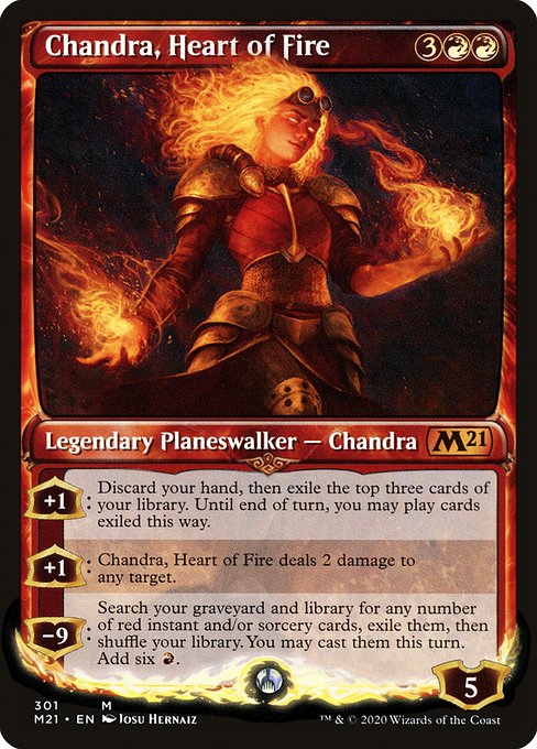 Chandra, Heart of Fire - Core Set 2021 - #301