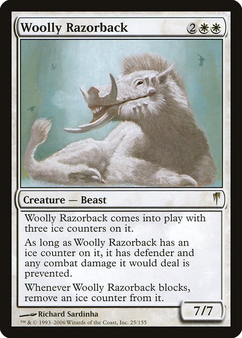 Woolly Razorback - Coldsnap - #25
