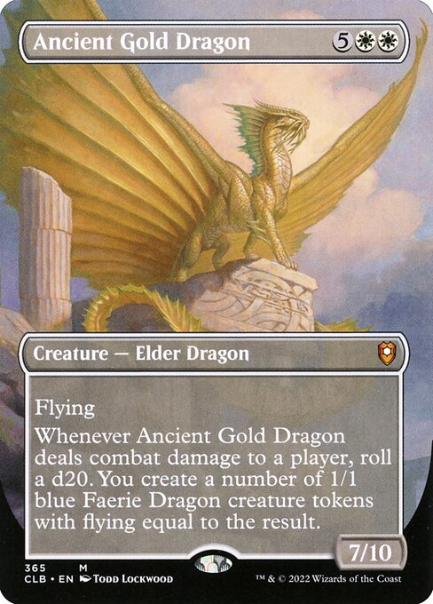 Ancient Gold Dragon - Commander Legends: Battle for Baldur's Gate - #365