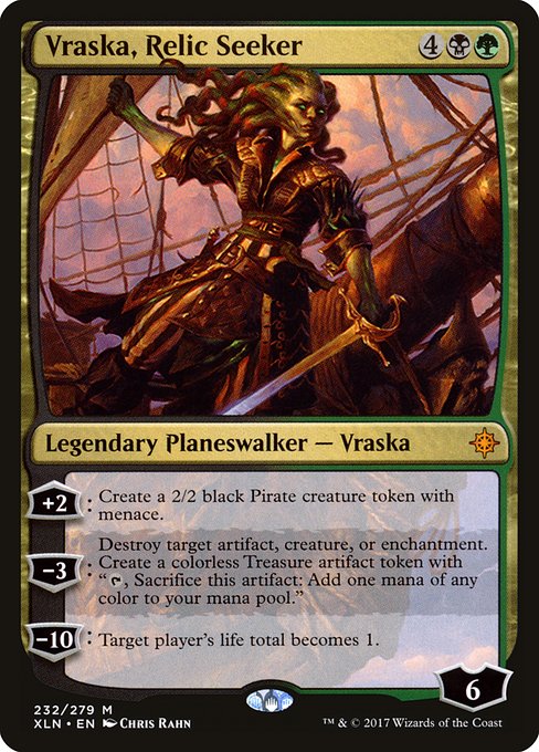 Vraska, Relic Seeker - Ixalan - #232