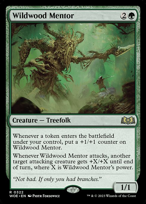 Wildwood Mentor - Wilds of Eldraine - #322