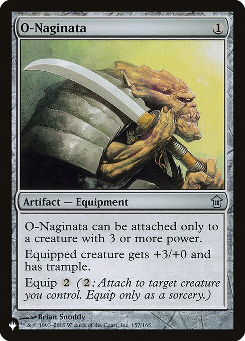 O-Naginata - The List Reprints - #SOK-157