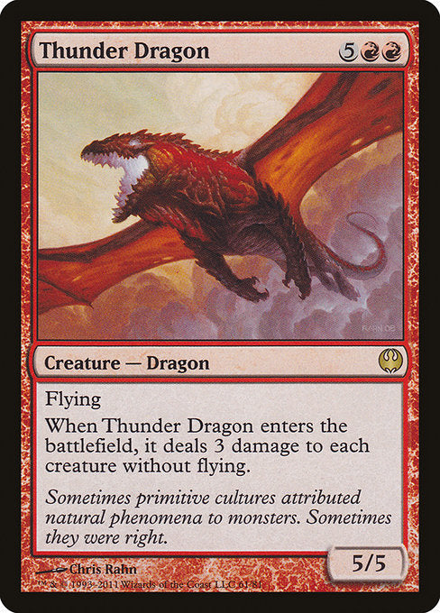 Thunder Dragon - Duel Decks: Knights vs. Dragons - #61