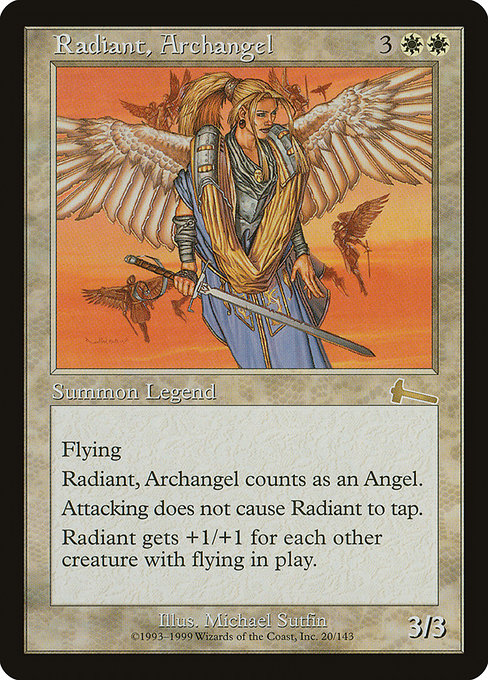Radiant, Archangel - Urza's Legacy - #20