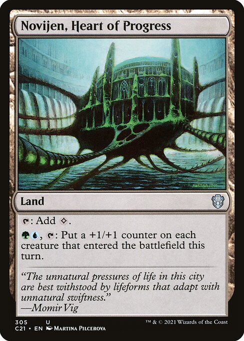 Novijen, Heart of Progress - Commander 2021 - #305