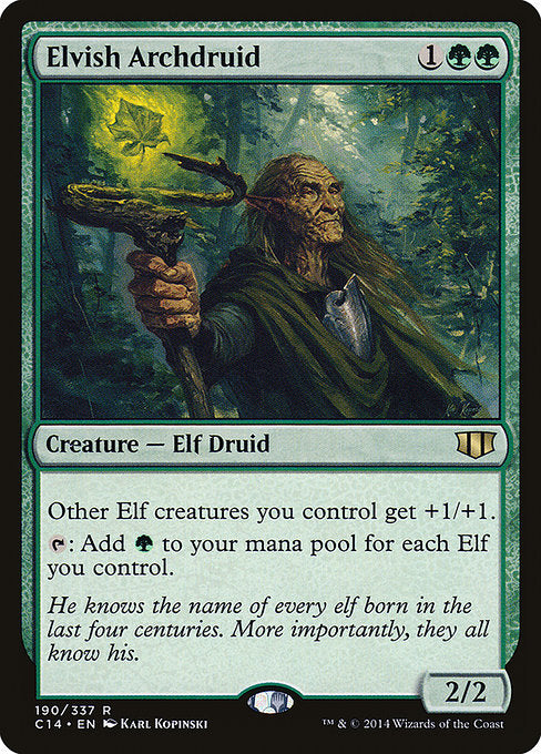 Elvish Archdruid - Commander 2014 - #190