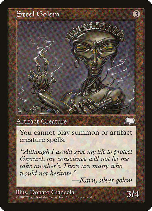 Steel Golem - Weatherlight - #157