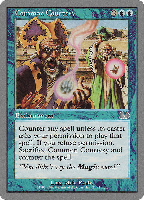 Common Courtesy - Unglued - #21
