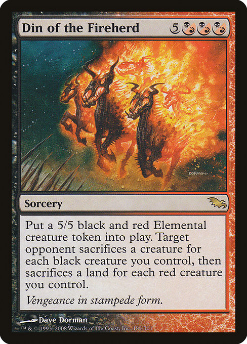 Din of the Fireherd - Shadowmoor - #184