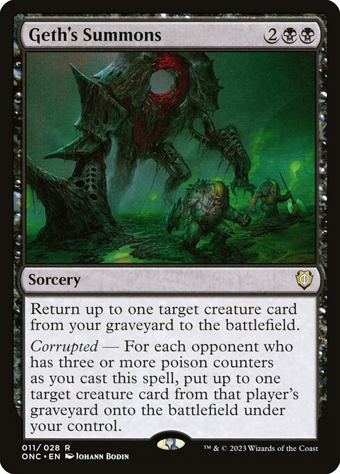 Geth's Summons - Commander: Phyrexia: All Will Be One - #11