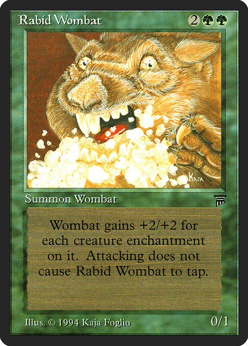 Rabid Wombat - Legends - #198