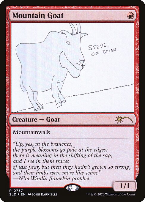 Mountain Goat - Secret Lair Drop Series - #737