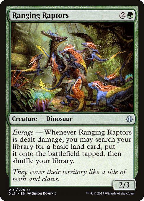 Ranging Raptors - Ixalan - #201