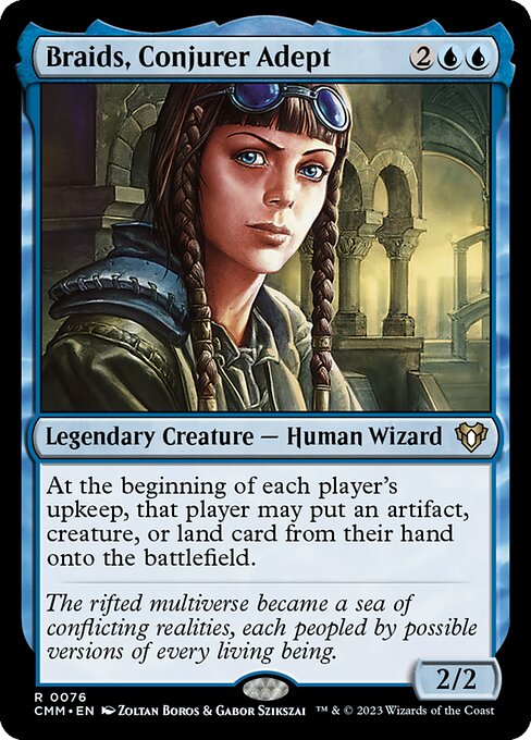 Braids, Conjurer Adept - Commander Masters - #76