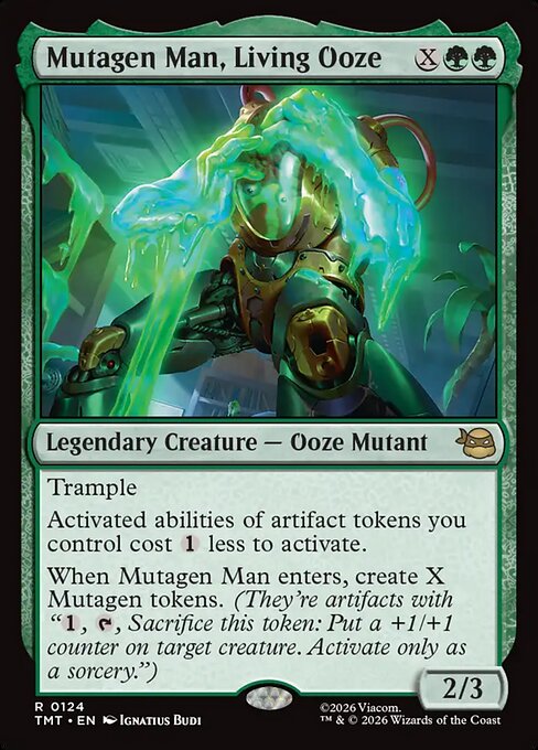 Mutagen Man, Living Ooze - Teenage Mutant Ninja Turtles - #124