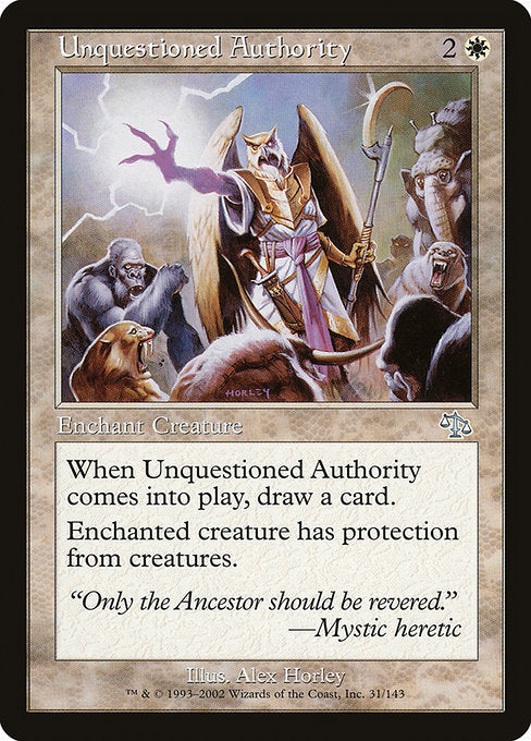 Unquestioned Authority - Judgment - #31