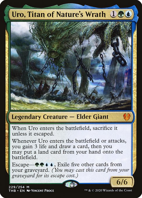 Uro, Titan of Nature's Wrath - Theros Beyond Death - #229