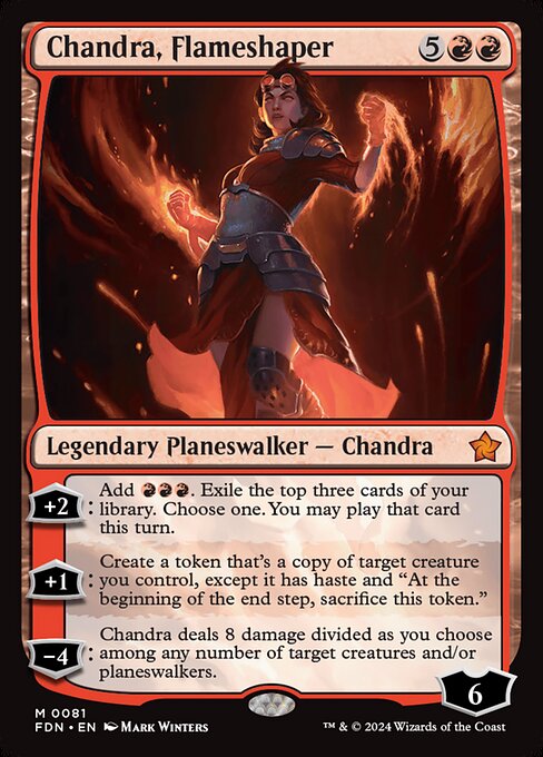 Chandra, Flameshaper - Foundations - #81