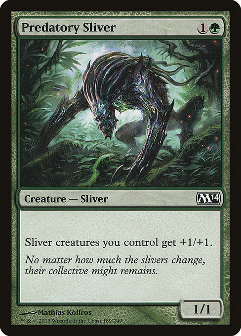 Predatory Sliver - Magic 2014 (M14) - #189