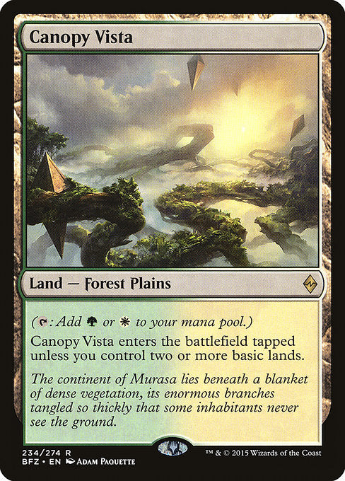 Canopy Vista - Battle for Zendikar - #234
